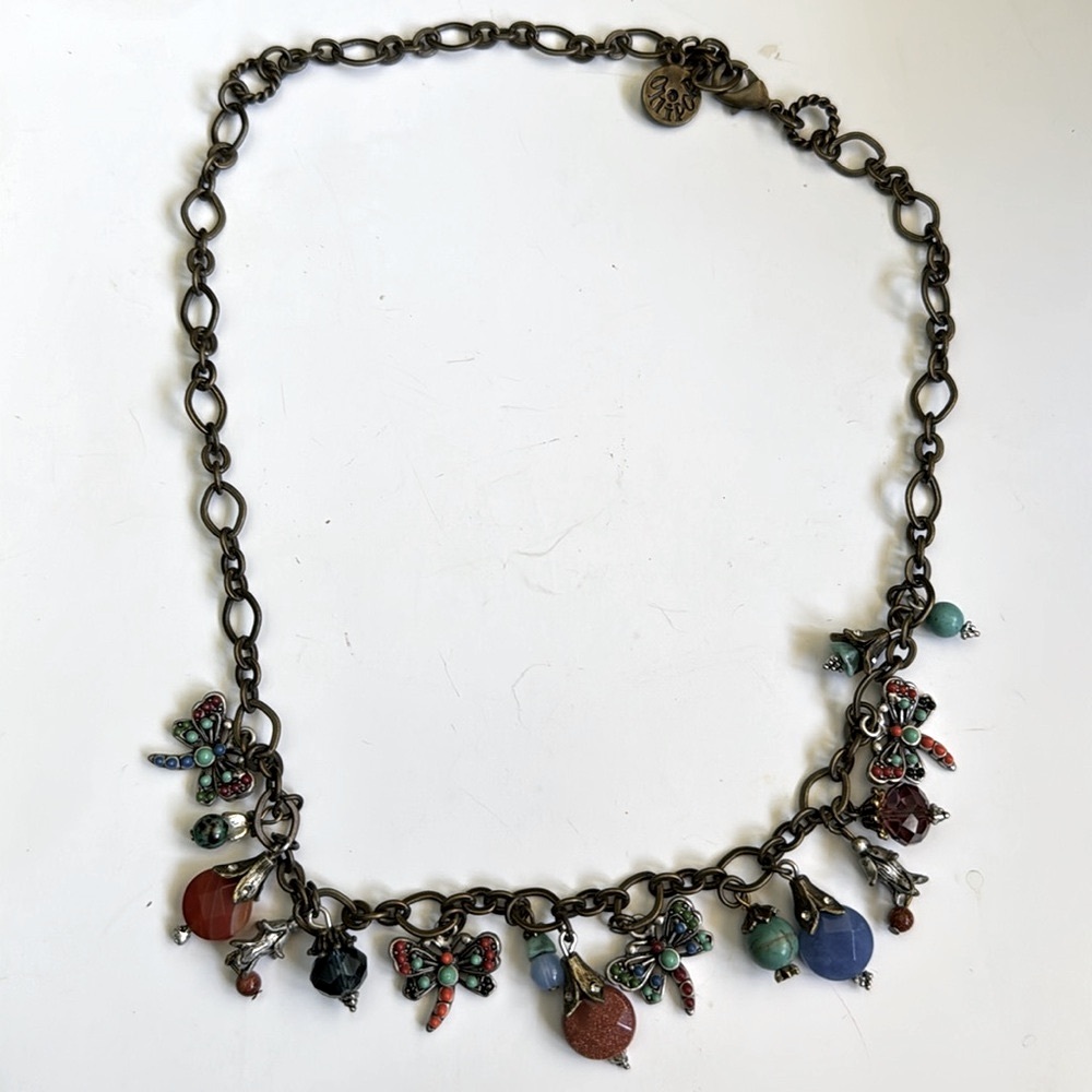 Ohipop charmed vintage necklace